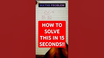 FIND X || HOW TO SOLVE. #howtosolve #mathsproblems #findx #maths #shortsfeed