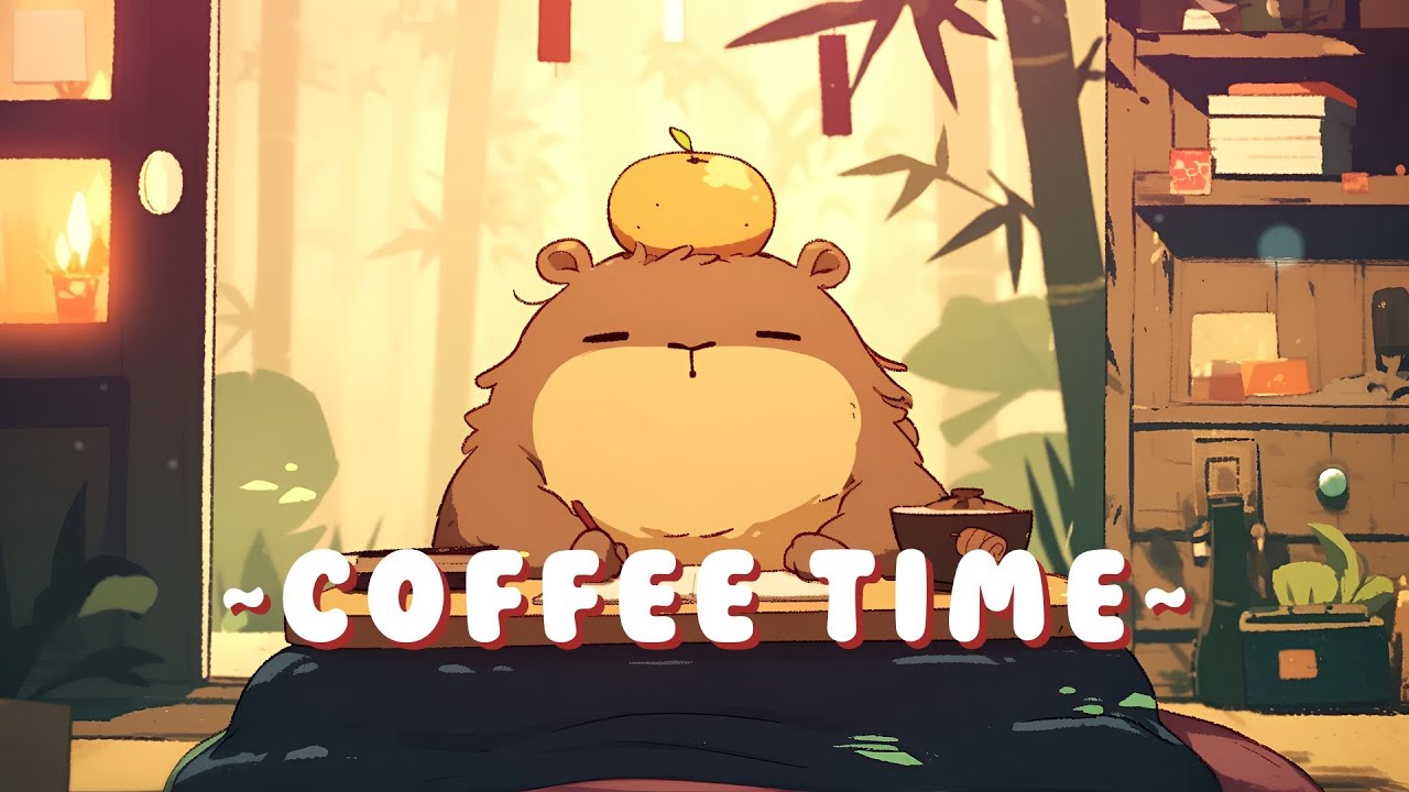 Capybara Beat Station - Relaxing Beats to Study/Sleep/Chill ~ Quiet Moments ~ 🦫 🎵 ✨