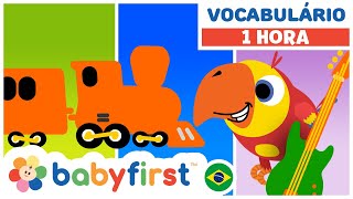 🎹 🎸🎺 APRENDA O NOME DOS INSTRUMENTOS COM OS OVOS SURPRESA | aprender veículos | BabyFirst Brasil