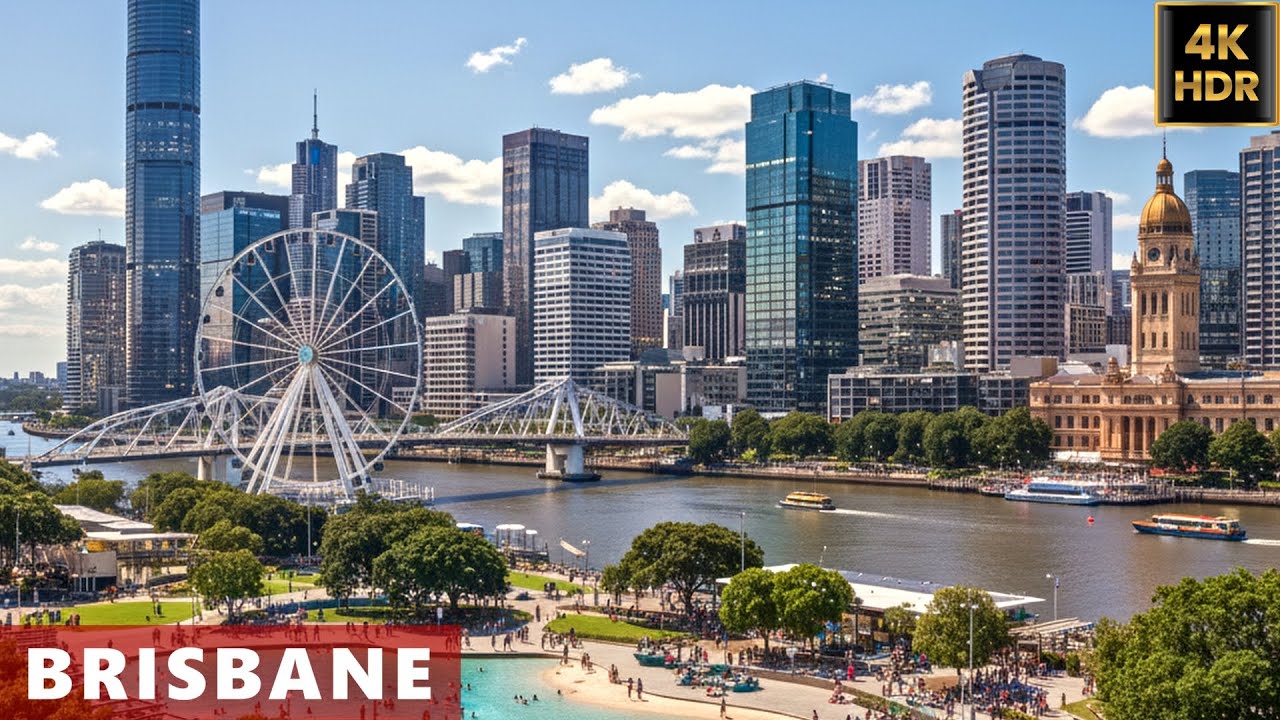 [4k HDR] Brisbane's Best Attractions: South Bank & Queen Street Mall (Things To Do & See)
