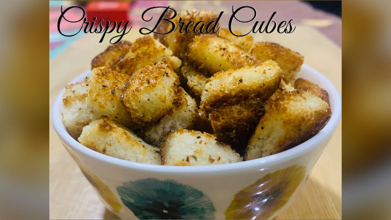Crispy Bread Cubes | Evening Snacks | Easy Recipe - YouTube