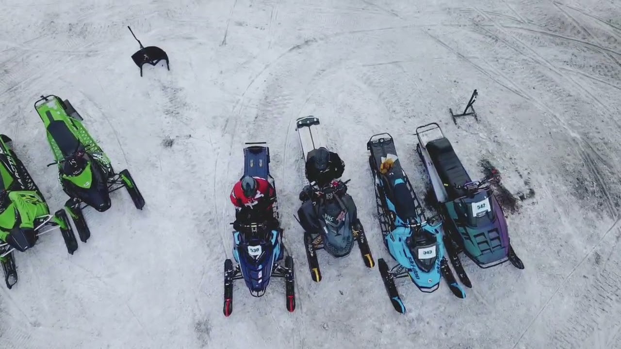 Janvier, Alberta 2022 Ski-doo races