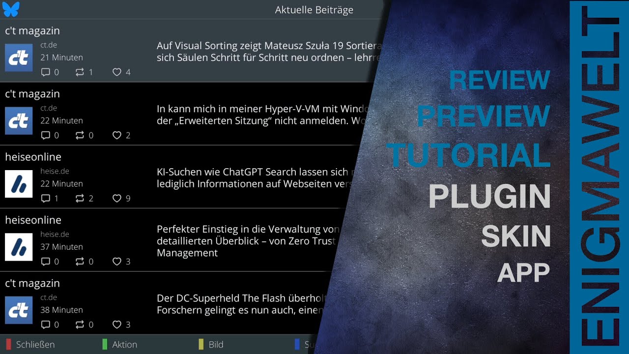 BLUE - Bluesky Client Plugin | Deutsch - YouTube