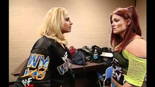 Trish and Lita backstage