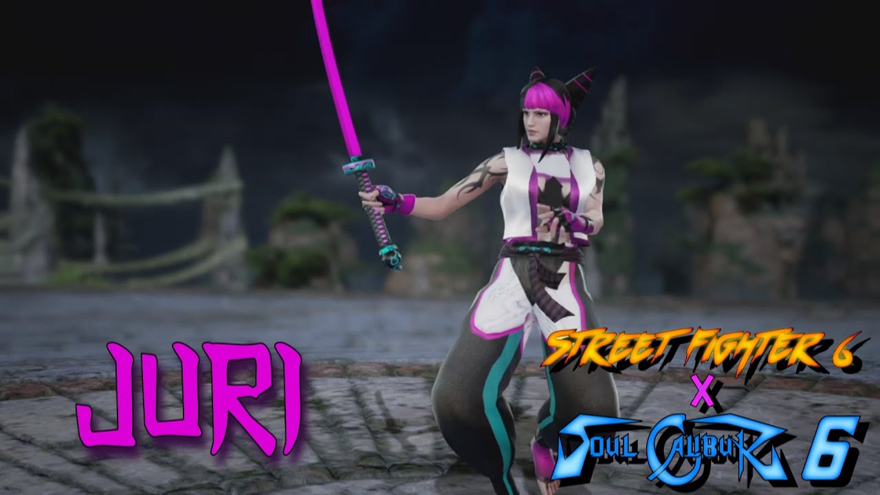 JURI FROM STREET FIGHTER 6 IN SOULCALIBUR VI - YouTube