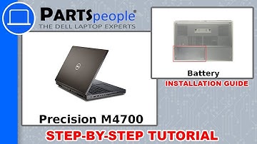 Dell Precision M4700 (P21F001) Battery How-To Video Tutorial