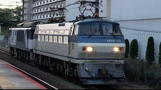 機関車が機関車 機関車と機関車 8864レ EF66-129ムドEF64-1003 20220602