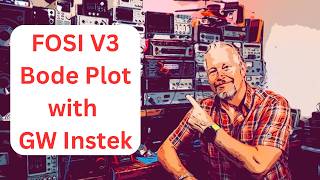 Fosi V3 Mono Checking the Gain with Bode Plot using GW Iinstek MDO-2204EG Oscilloscope