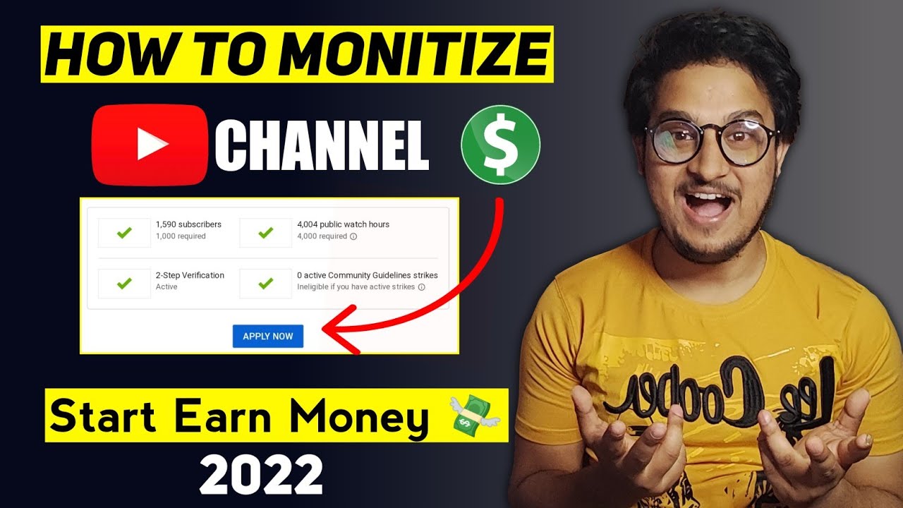 How to Monetize Youtube channel 2022 | Youtube Channel Monetization ...