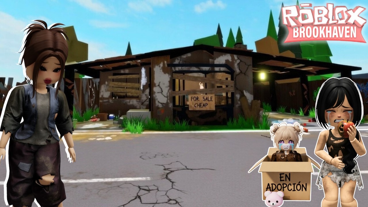 24 HORAS SIENDO POBRES EN BROOKHAVEN ROBLOX!!