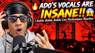 🔥 ADO’S VOCALS ARE INSANE!! 😱 | Aishite Aishite Aishite Live Performance Reaction