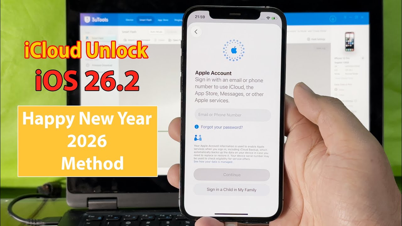 Обход разблокировки iCloud на iPhone 12 PRO - iOS 26.2 навсегда | SIM-карта работает