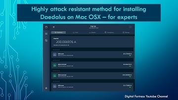 Mac OSX - Highly attack resistant Daedalus installation method for experts. (September 2018)
