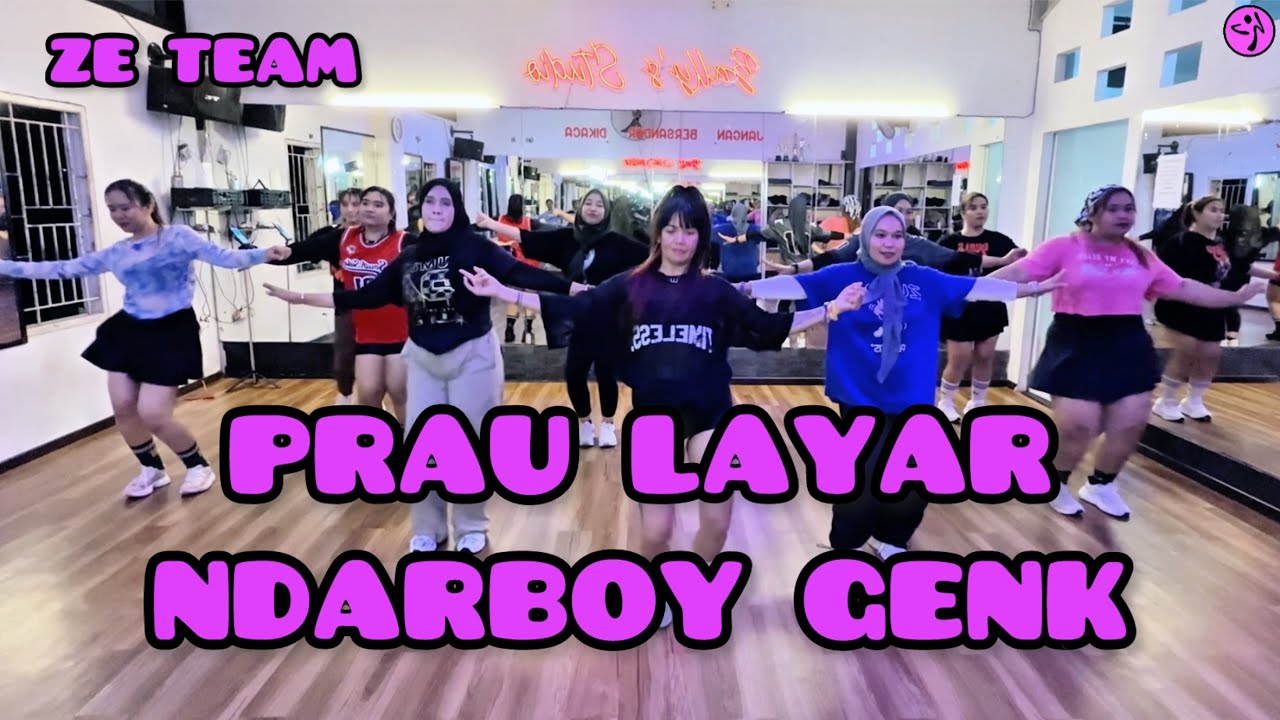 PRAU LAYAR ➖ NDARBOY GENK / ZUMBA / SENAM KREASI / VIRAL TIKTOK / CHOREO BY UMY AGUS96 / ZE TEAM 💜🖤