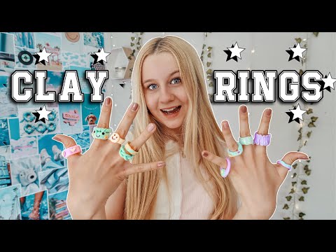 SUPER TRENDY CLAY RINGS DIY *SUNDAY IN MY LIFE | MaVie Noelle