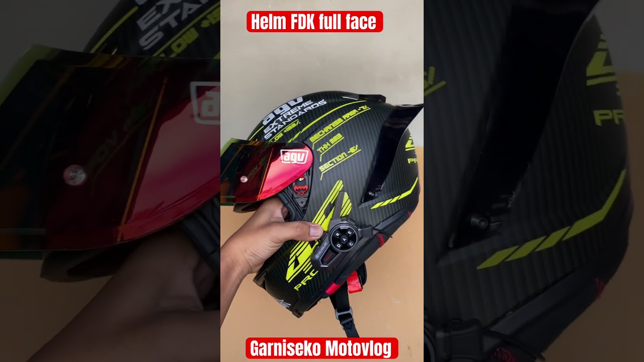 Modifikasi helm FDK full face jadi ala ala agv 46 project 