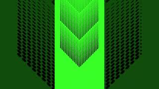 Black Pointing Dotted Arrow Green Screen Overlay