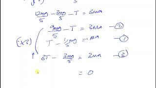 EDEXCEL M1 IAL JAN 2019 Q7   Connected Particles