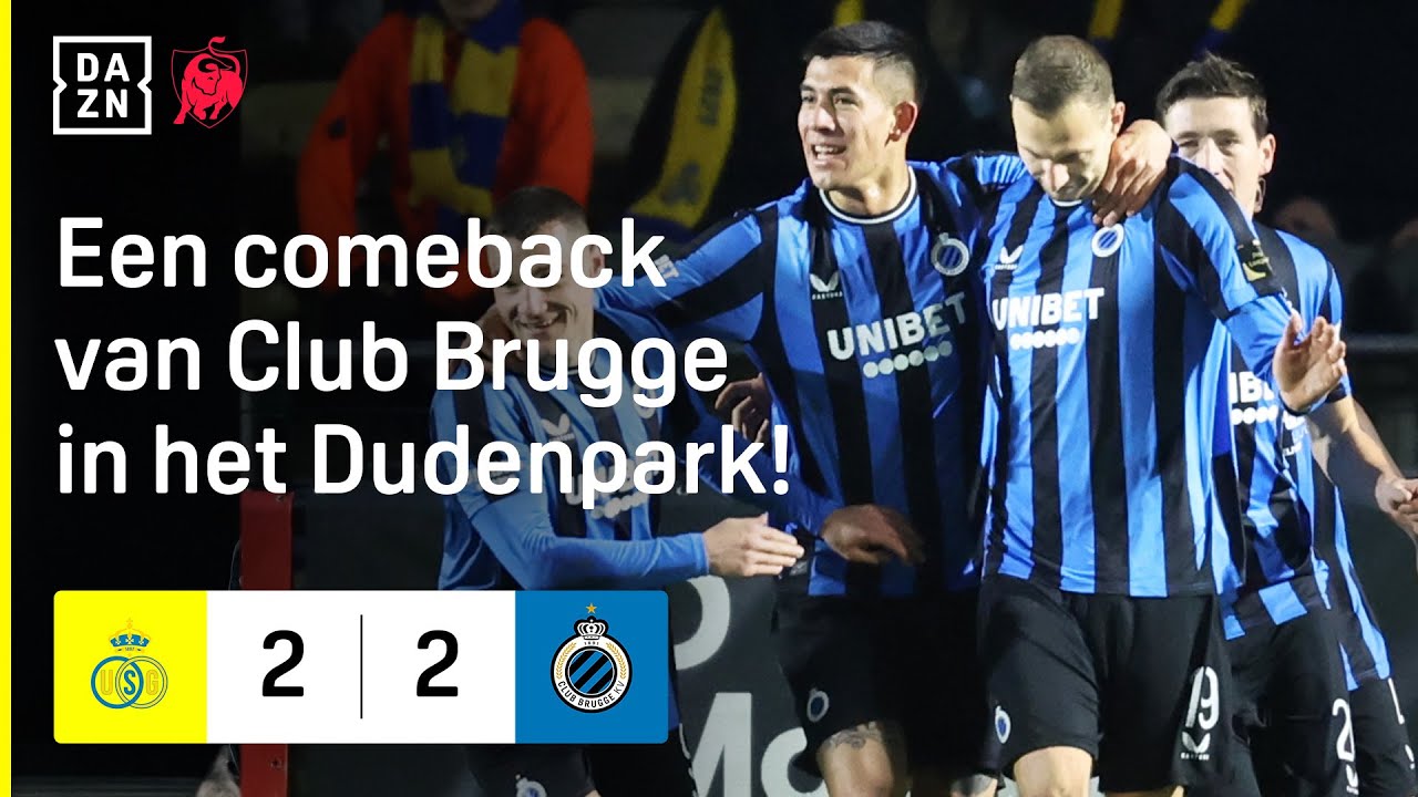 Union SG en Club Brugge delen de buit na een wilde tweede helft! 🤯🎢 | Union SG vs. Club Brugge