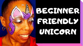 Beginner Friendly Unicorn Face Painting Tutorial
