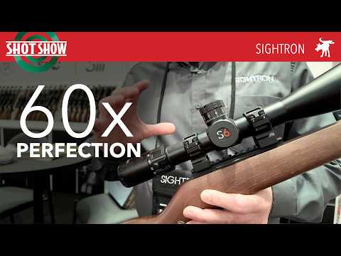 First Look 60x Sightron S6 benchrest scope - SHOT2025
