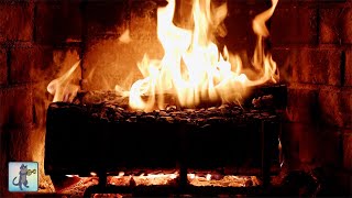 12 HOURS of Warm Fireplace Sounds 🔥 A cozy crackling fireplace burning in a dimly lit room.