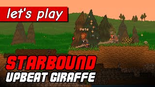 Starbound Upbeat Giraffe stable branch update: new tutorial & how to get core fragment ore | ep 16