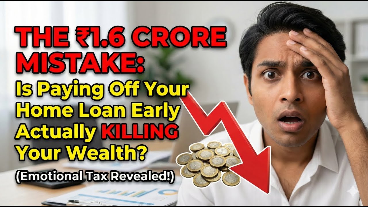 The ₹1.6 CRORE Mistake: Is Paying Off Your Home Loan Early Actually KILLING Your Wealth?