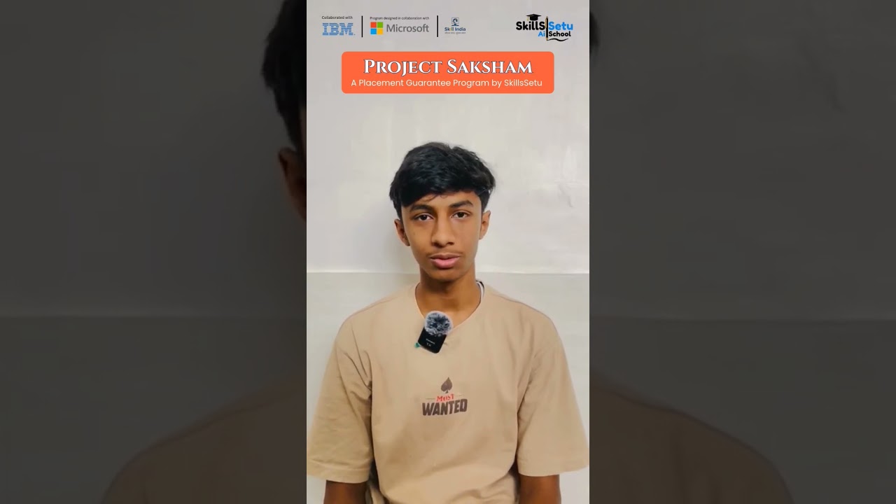 Placement unlocked ✅Thanks to Project Saksham 🚀