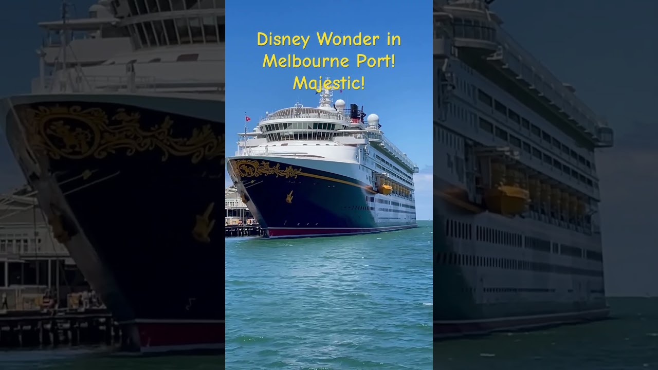 Disney Wonder in Down Under! What a princess!!! #disneycruiseline #disneywonder