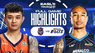 Game Highlights: Taoyuan Pauian Pilots vs Meralco Bolts | EASL 2025-26 Season