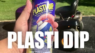 How to Plasti Dip your wheels (your lawn mower wheels)