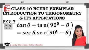Exercise 8.3  Q7 NCERT Exemplar Class 10 Maths @MathsTeacher
