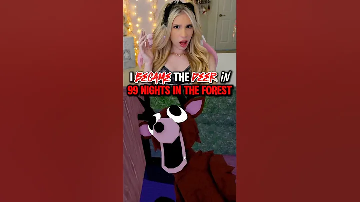 I BECAME The “DEER” in 99 NIGHTS IN THE FOREST on ROBLOX! 🦌😱