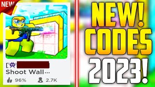 FUTURE CODES!! | *NEW* ROBLOX SHOOT WALL SIMULATOR CODES 2023!