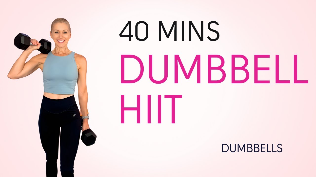 40 Minutes - Full Body Dumbbell HIIT 💜