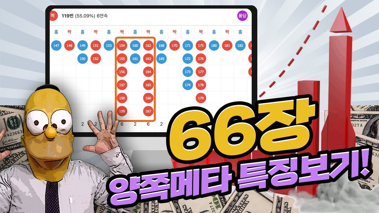 파워볼 구간공략실전노하우! 66장줄구간+양쪽메타구간을 신속하게 공략하는 방법 - YouTube