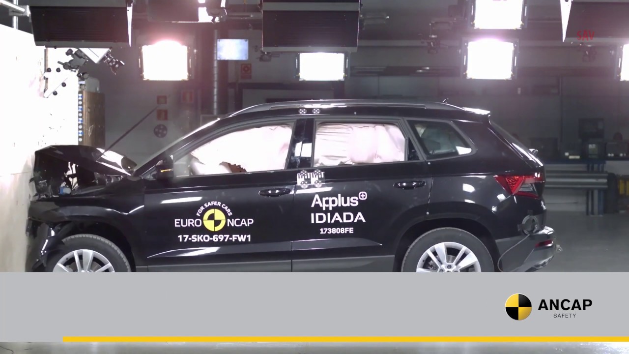 2019 Skoda Karoq Crash Test Ancap Safety Rating Youtube