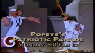 Popeyes Patriotic Parade - 1996 promo