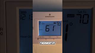 Boiler Check: Hot Furnace &amp; New Thermostat Secrets! #shorts
