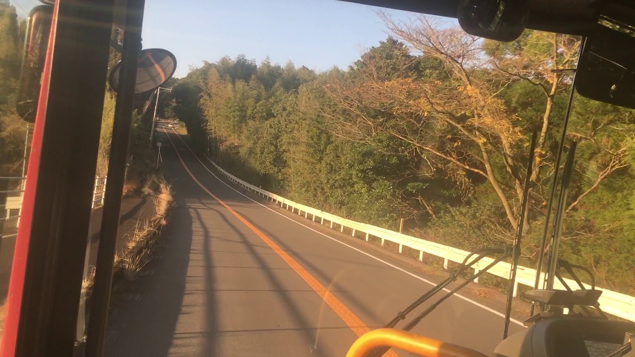 JR九州バス 前面展望 車窓[3/3]薩摩郡山→宮之城/ 北薩線 鹿児島駅前1510発(宮之城行)