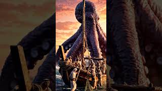 Giant Octopus Attacks Fishing Boat – Shocking Scene! #shorts #howtomakebeatsyncmontage #shortviral