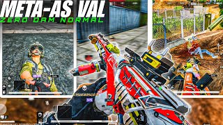 META-AS VAL | season 9 update | panice situation fights  | delta force mobile zero dam normal ☠️