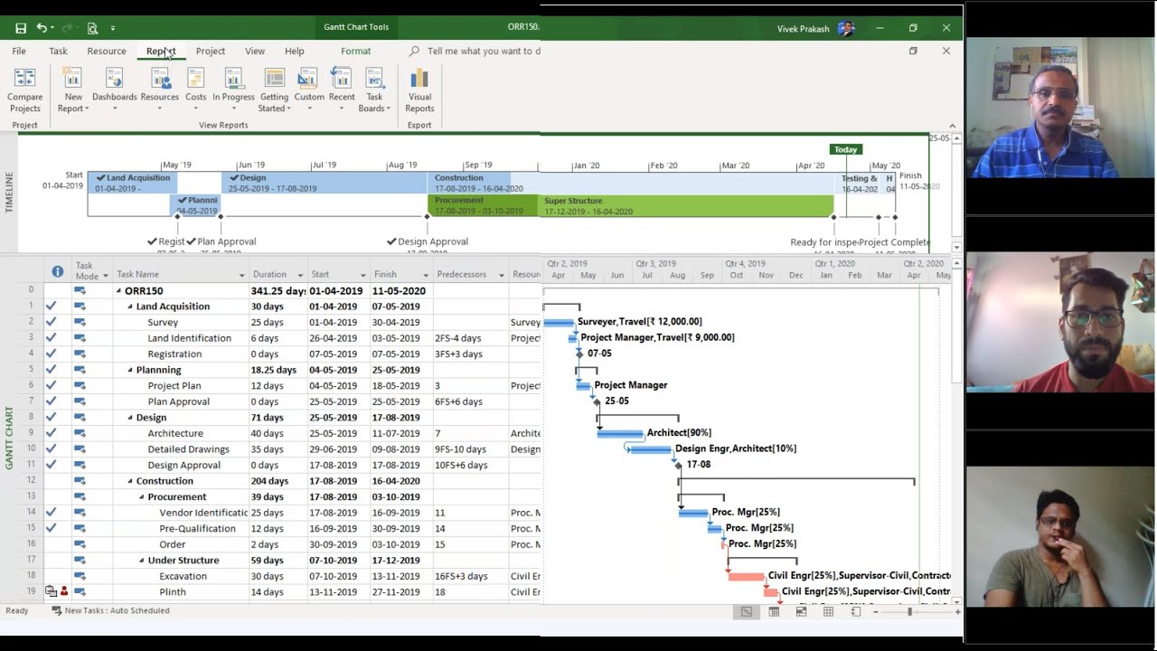 Instructor Led Online MS Project Training Part 1 of 4 Introduction