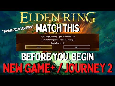 BEFORE You Begin Journey 2 / New Game Plus Checklist | Elden Ring