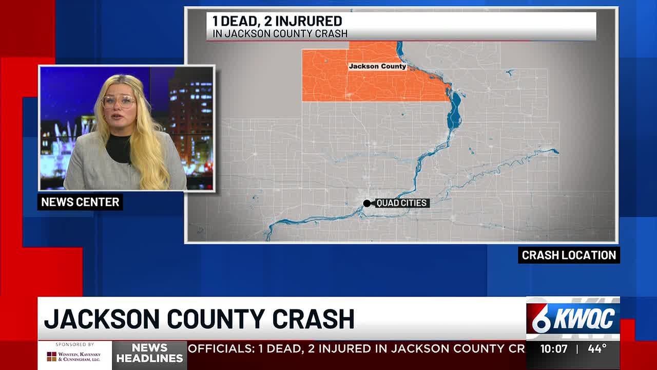 Officials: 1 dead, 2 injured in Jackson County crash - YouTube