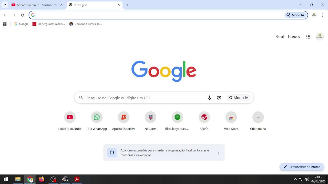 Live 19 - RUMO AO DESERTO!!!!