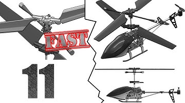 11F- Project 1| RC Helicopter | SolidWorks Tutorial: 1st sub-Assembly. He. upper section with blades