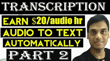 Transcription: Automatically transcribe video to text Part 2 |  Youtube | Helping Abhi
