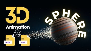 I Made a Stunning 3D Sphere Animation with PURE CSS